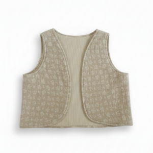 Mousseline Gilet Fleur
